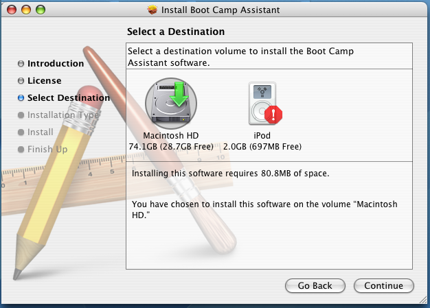 down bootcamp assistant for mac